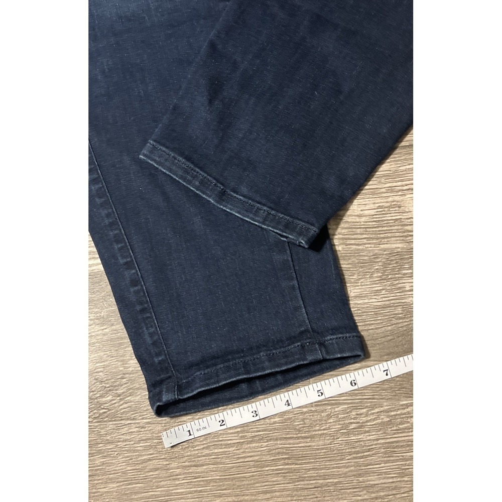 Eileen Fisher Organic Cotton Stretch HighRise Tapered DarkWash Jean SZ 8 (31x28) - Picture 9 of 12